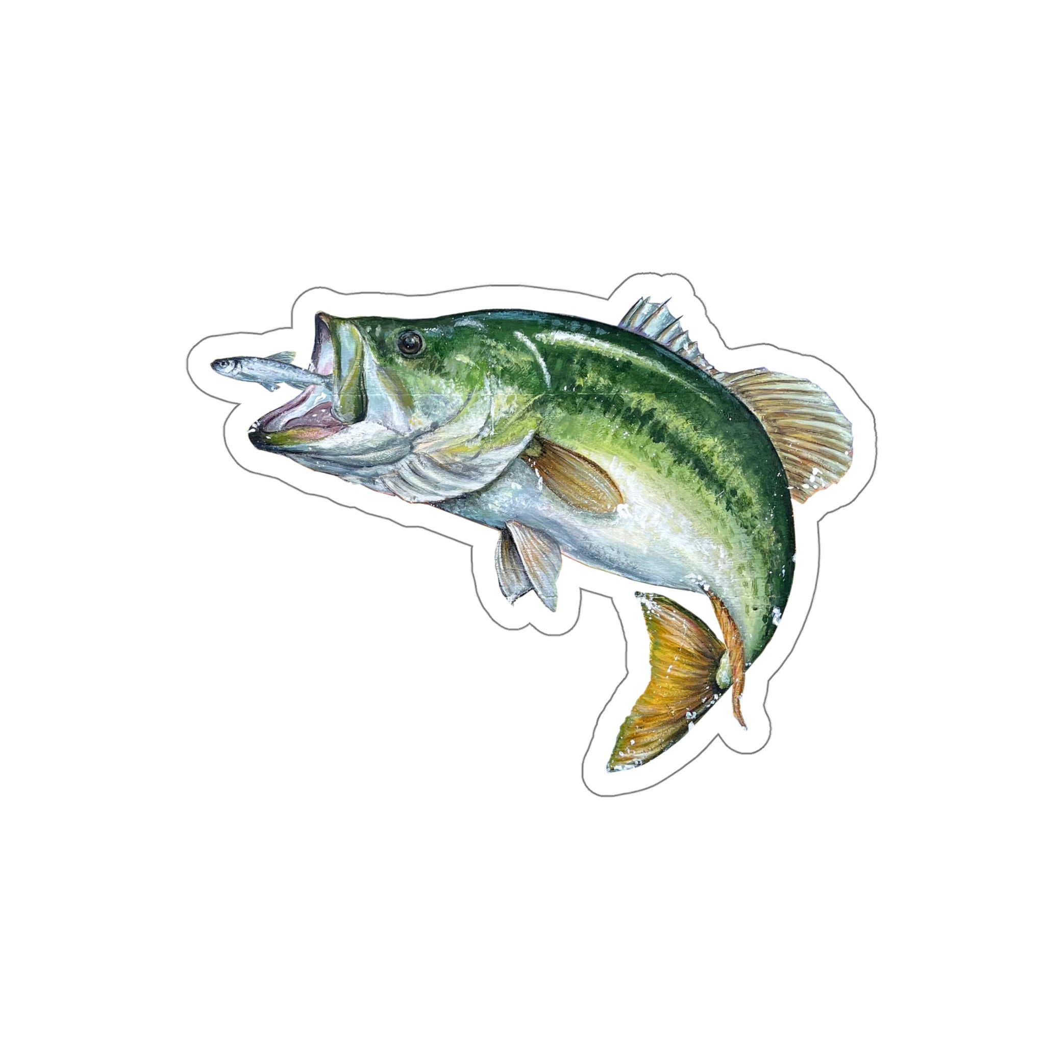 Bass Fishing Sticker – Artistrita