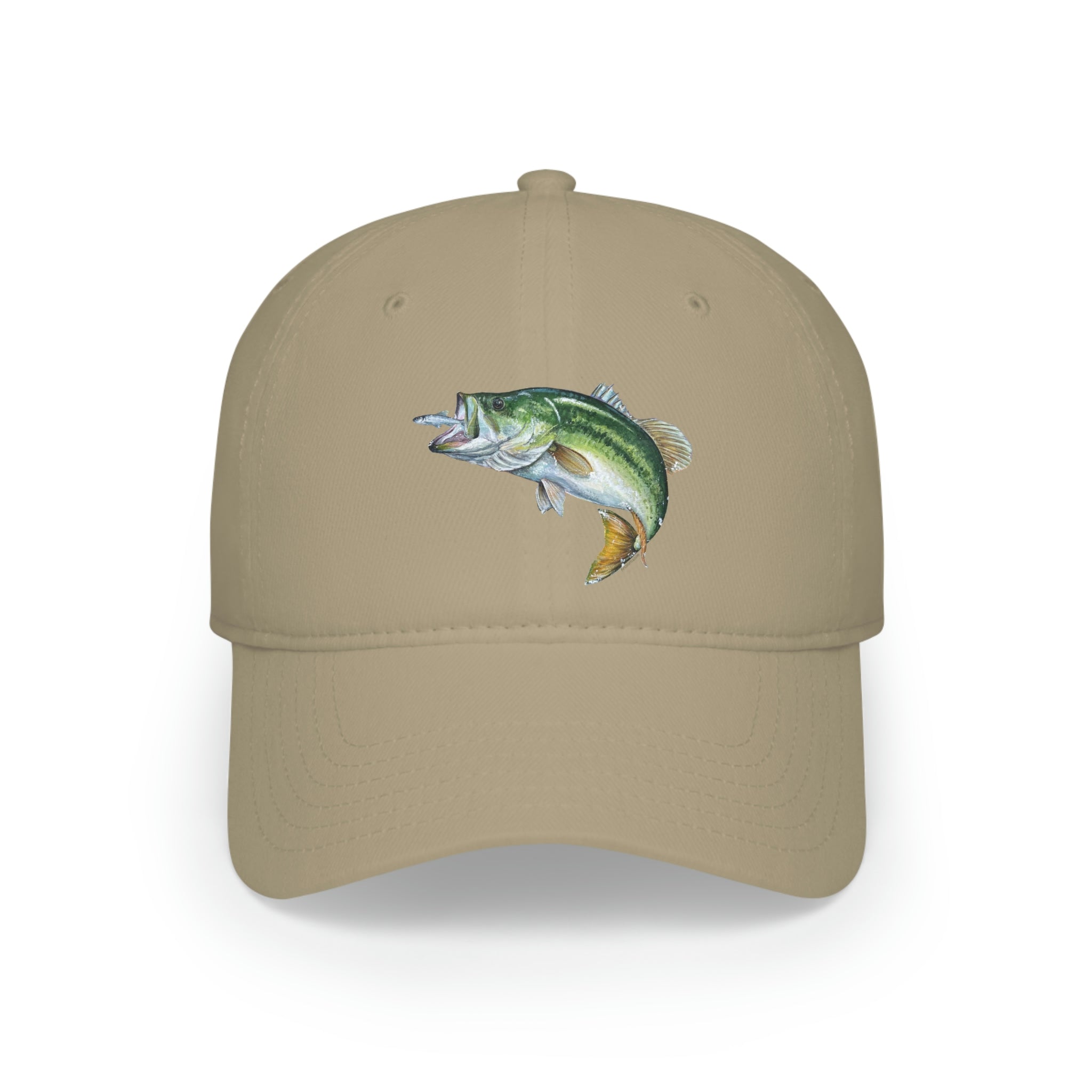 Bass Fishing Hat, Father's Day Gift, Bass fisherman Hat, Fishing Hat, Low  Profile Baseball Cap